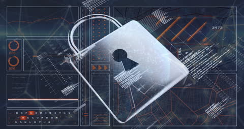 Digital Security Concept with Holographic Lock and Codes