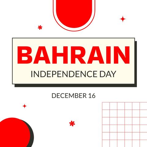 bahrain independence day celebration banner with abstract patterns - Download Free Stock Templates Pikwizard.com