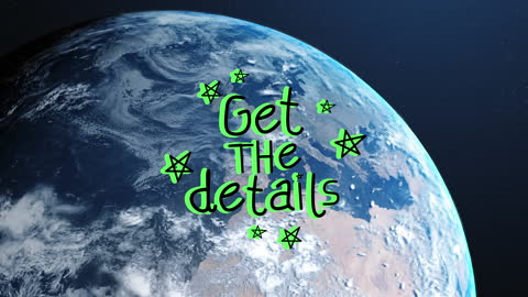 Globe with Creative Get the Details Animation