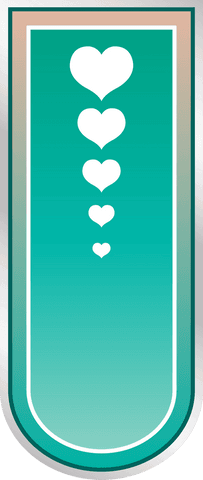 Digital Blue Sign with White Hearts on Transparent Background - Download Free Stock Videos Pikwizard.com