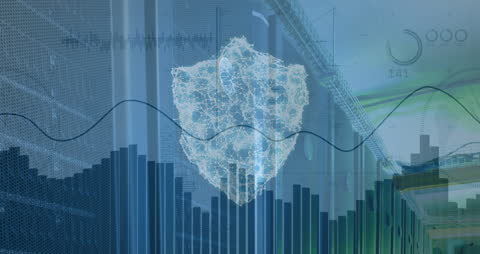 Global Data Network with Energy and Finance Digital Concept
