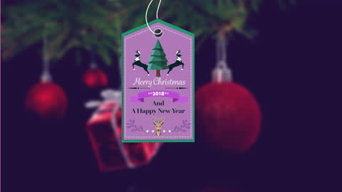 Festive Christmas Animation with Seasonal Greetings