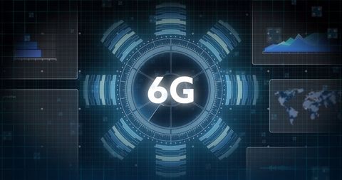 6G Technology Concept with Digital Data Visualization - Download Free Stock Images Pikwizard.com