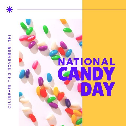 Vibrant Jelly Beans Celebrating National Candy Day - Download Free Stock Templates Pikwizard.com