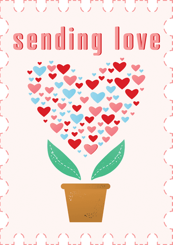 Heart Blossoming Plant Sending Love on Transparent Background - Download Free Stock Videos Pikwizard.com