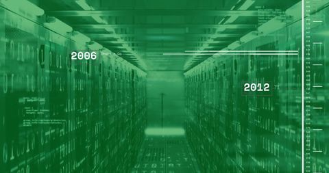 Digital Data Processing Over Computer Servers with Global Connections - Download Free Stock Images Pikwizard.com
