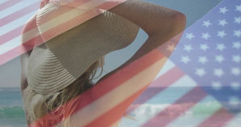 Beach Scenes and American Patriotism