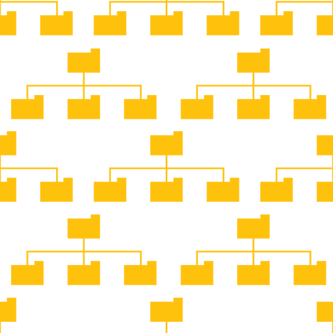 Seamless Repeating Yellow Folders Pattern on Transparent Background - Download Free Stock Videos Pikwizard.com