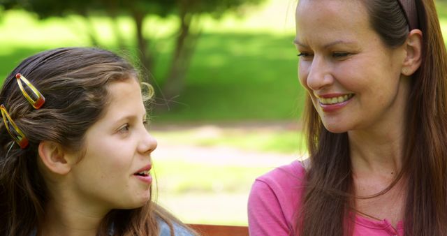 Mother and Daughter Enjoying Quality Time Outdoors - Download Free Stock Images Pikwizard.com