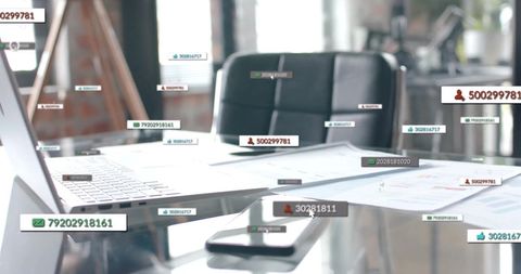 Data Processing Concept in Modern Office Environment - Download Free Stock Images Pikwizard.com