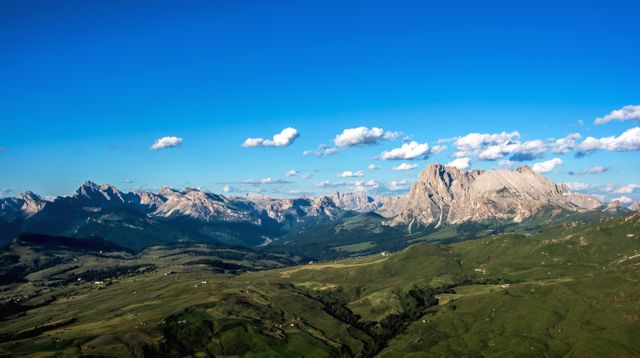 Scenic View of Dolomites Mountain Range with Clear Blue Sky - Download Free Stock Photos Pikwizard.com