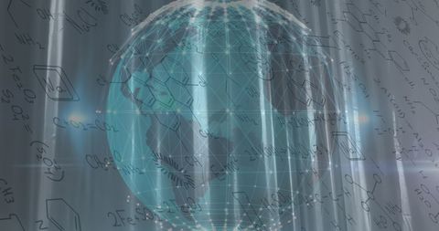 Global Science Connections: Chemistry Data Overlaying Digital Earth - Download Free Stock Images Pikwizard.com