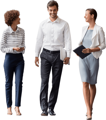 transparent group of business professionals walking together and talking - Download Free Stock Videos Pikwizard.com