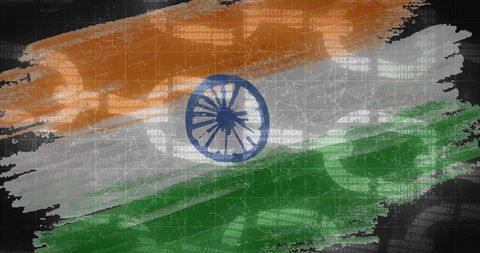 Cryptocurrency Insights: Bitcoin with Indian Flag as Digital Asset Trend - Download Free Stock Images Pikwizard.com