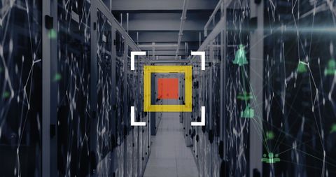 Dynamic Scope Overlapping on Advanced Server Room Network - Download Free Stock Images Pikwizard.com