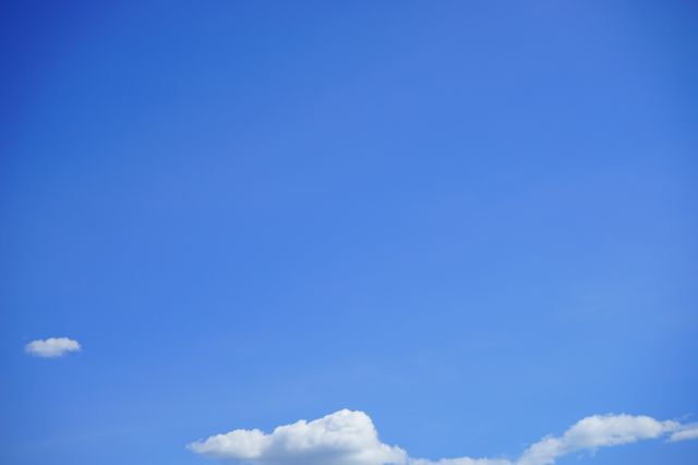 Bright Clear Blue Sky with White Clouds - Download Free Stock Photos Pikwizard.com