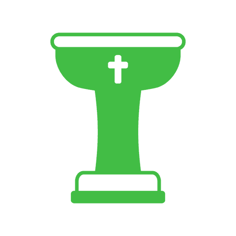 green chalice with cross on transparent background - Download Free Stock Videos Pikwizard.com