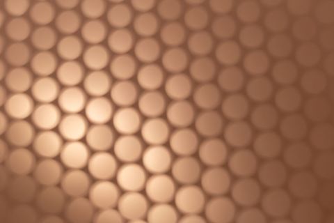 Soft Focus Honeycomb Pattern in Warm Neutral Beige Tones