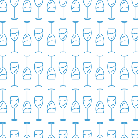 seamless blue wine glass pattern on transparent background - Download Free Stock Videos Pikwizard.com
