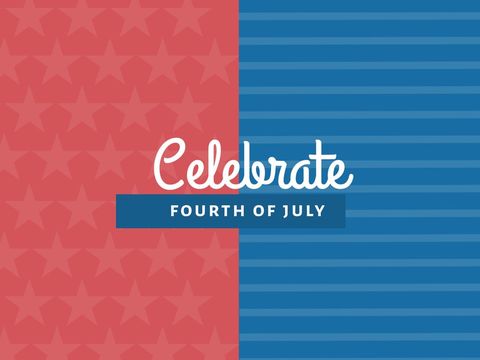 american independence celebration graphic with stars and stripes - Download Free Stock Templates Pikwizard.com