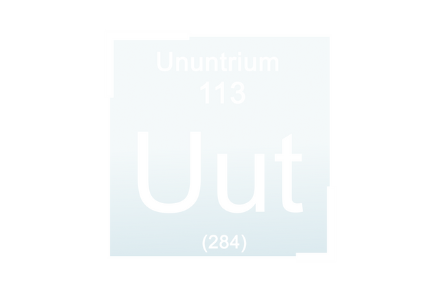 Transparent Element 113 Periodic Table Symbol on White Background - Download Free Stock Videos Pikwizard.com