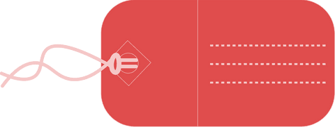 Red Gift Label Illustration on Transparent Background - Download Free Stock Videos Pikwizard.com