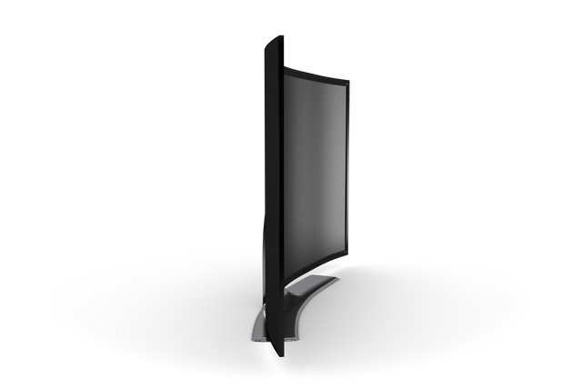 Digital Black TV Screen Side View on Transparent Background Isolated UHD Quality - Download Free Stock Videos Pikwizard.com