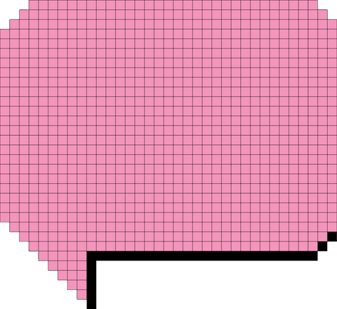 pixelated pink speech bubble with transparent background - Download Free Stock Videos Pikwizard.com