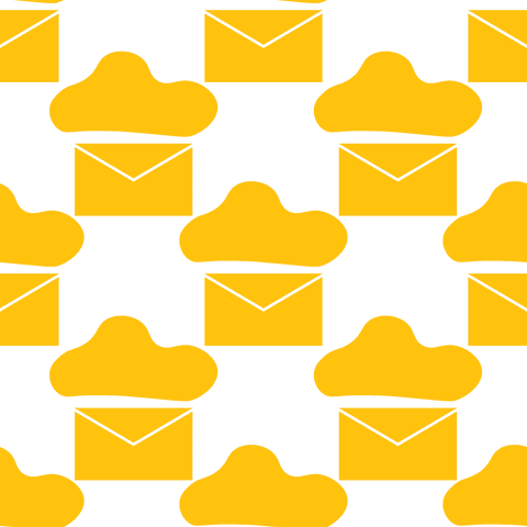 Transparent Pattern of Yellow Letters and Clouds on Background - Download Free Stock Videos Pikwizard.com