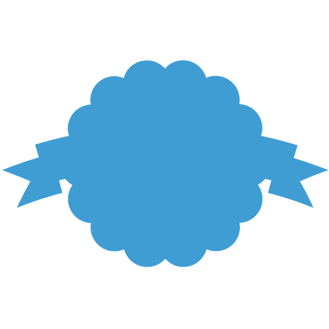 Abstract Blue Emblem with Ribbon on Transparent Background - Download Free Stock Videos Pikwizard.com