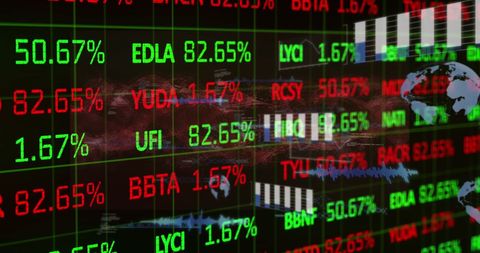 Dynamic Financial Data Visualization and Analytics Concepts - Download Free Stock Images Pikwizard.com