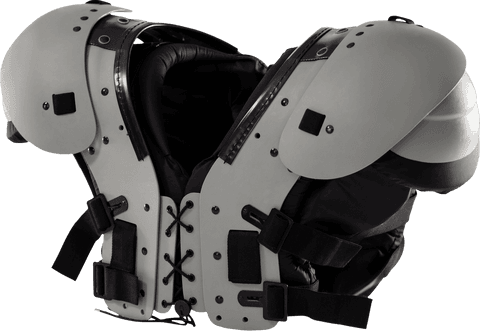 transparent american football shoulder pads isolated on white background - Download Free Stock Videos Pikwizard.com