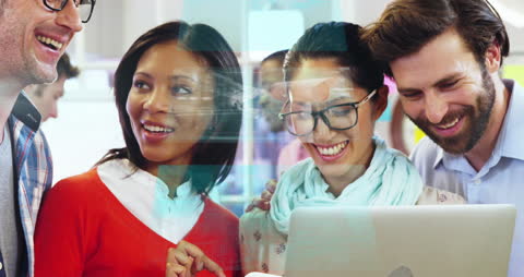 Diverse Team Collaborating on Technology Project