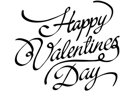 happy valentine's day text on transparent background - Download Free Stock Videos Pikwizard.com