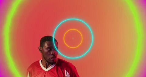 Dynamic Soccer Player with Digital Interface Design