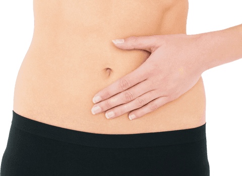 transparent background closeup of hand on stomach indicating pain or discomfort - Download Free Stock Videos Pikwizard.com