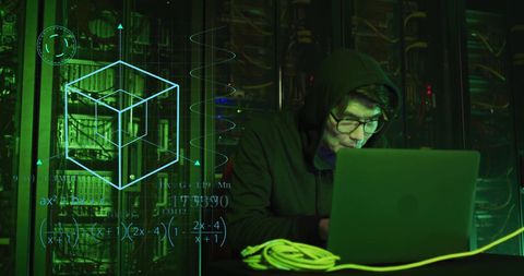 Asian IT Technician Analyzing Data with Computer Technology - Download Free Stock Images Pikwizard.com
