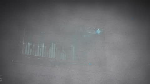 Futuristic Digital Financial Data Processing Interface