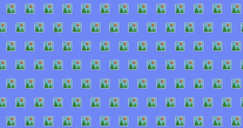 Seamless Photo Icon Pattern on Purple Background - Download Free Stock Images Pikwizard.com