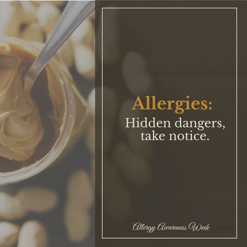 allergy awareness week peanut butter highlight - Download Free Stock Templates Pikwizard.com