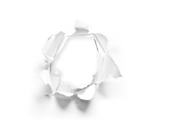 Abstract Concept of Circle Hole Torn in Transparent White Paper - Download Free Stock Videos Pikwizard.com