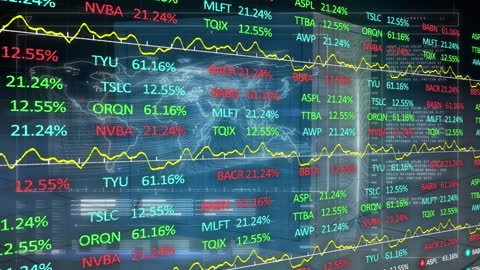 Dynamic Stock Market Display with Analyzing Graphs and Data