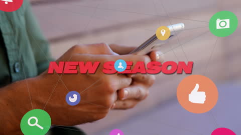 Concept of Social Media Connection Illustrated Through Smartphone