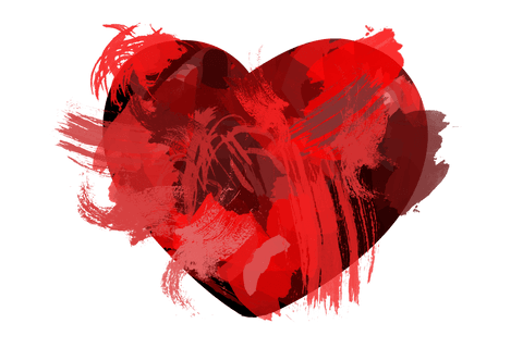 Abstract Red Heart Transparent Background Love Symbol - Download Free Stock Videos Pikwizard.com