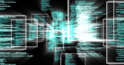 Data Flow in High-Speed Digital Network - Download Free Stock Images Pikwizard.com