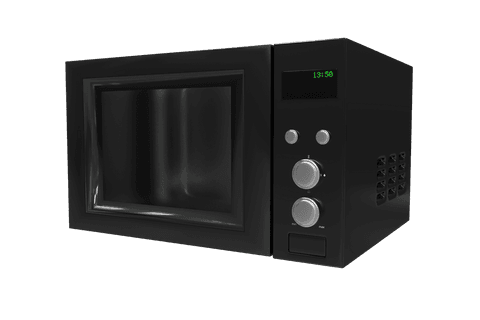 Digital Microwave Oven Illustration on Transparent Background - Download Free Stock Videos Pikwizard.com