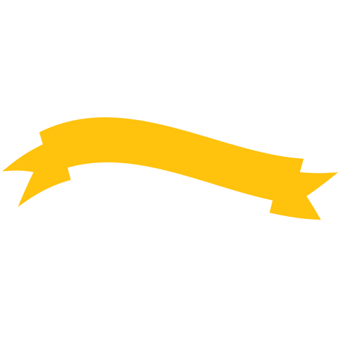 Yellow Ribbon Banner Design on Transparent Background - Download Free Stock Videos Pikwizard.com