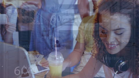 Tech-Savvy Woman Exploring Online Networks