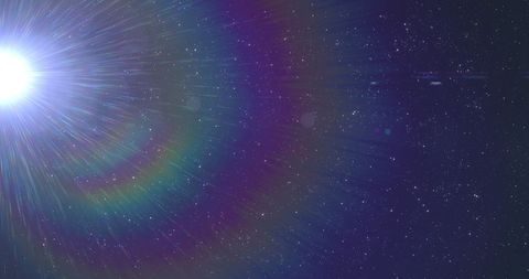 Cosmic Light Radiance in Starry Night Sky - Download Free Stock Images Pikwizard.com