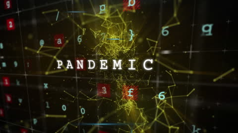 Digital Illustration of Pandemic Concept in Technology Context